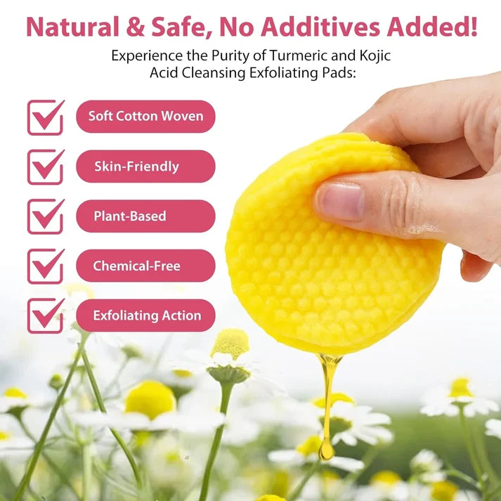brightening turmeric & kojic acid pads