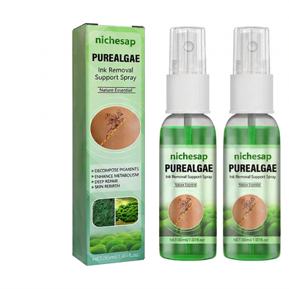 Nichesap® PureAlgae Ink Removal Support Spray&Painless & Fast Tattoo Removal