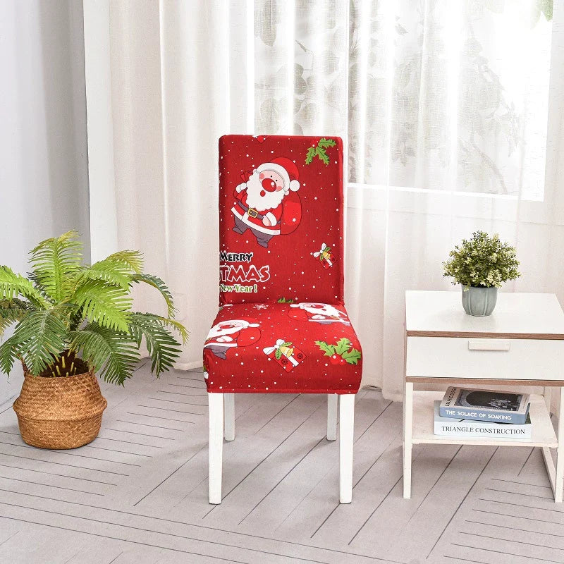 🎄Christmas Spandex Elastic Dining Chair Slipcover