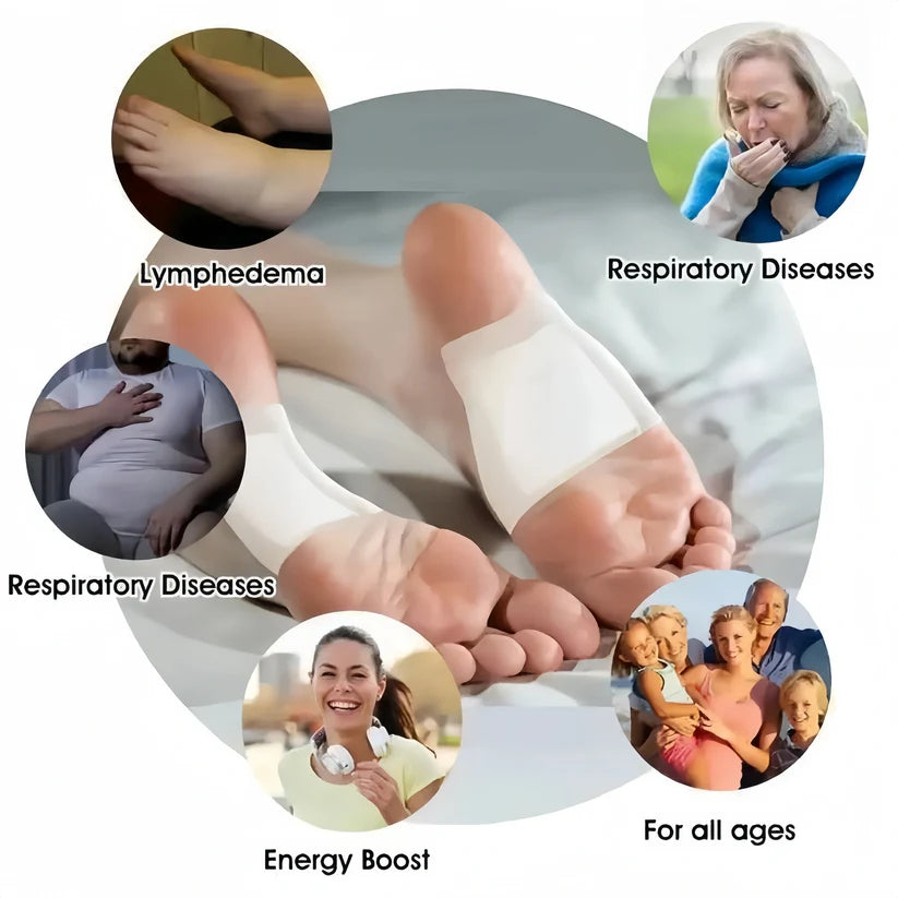TopSpire ®Bee Venom Ginger & Honey Detox Foot Pads – Supports Body Cleansing, Metabolism & Weight Management