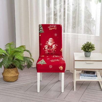 🎄Christmas Spandex Elastic Dining Chair Slipcover