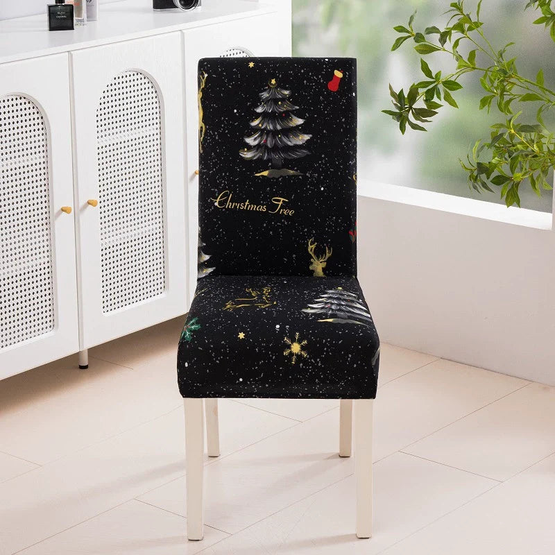 🎄Christmas Spandex Elastic Dining Chair Slipcover