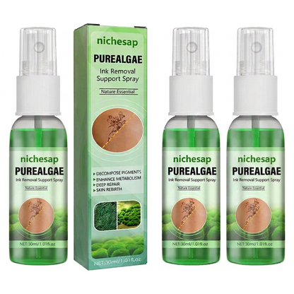 Nichesap® PureAlgae Ink Removal Support Spray&Painless & Fast Tattoo Removal
