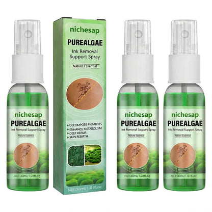 Nichesap® PureAlgae Ink Removal Support Spray&Painless & Fast Tattoo Removal