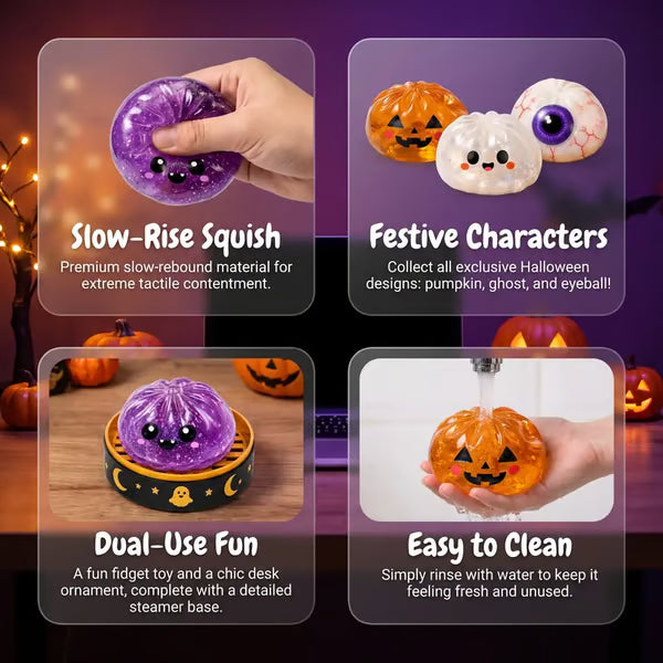 🎃Halloween Steamed Bun Stress Relief Toy Set