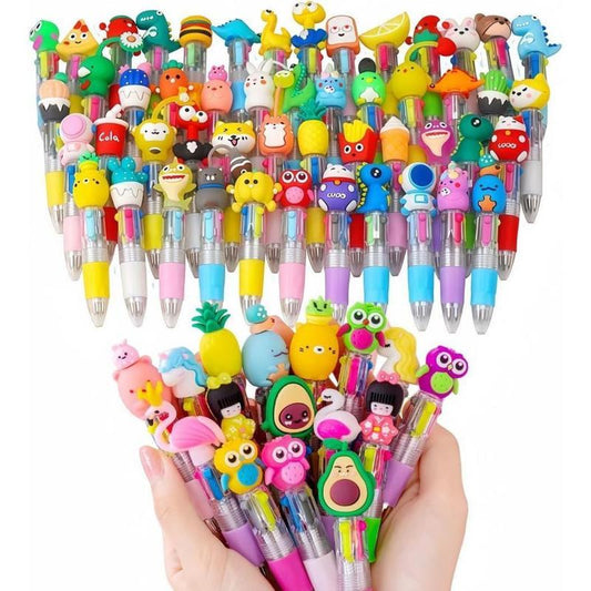 💖 Mini Multicolor Pens in One 4-in-1 Cute Pens Bulk for Kids