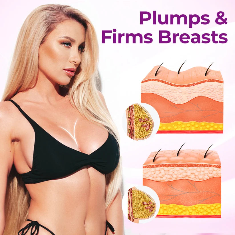 Breast-Enhancing Essential Oil—instantly lifts and defines the bust, delivering miraculous lifting results in just 14 days!
