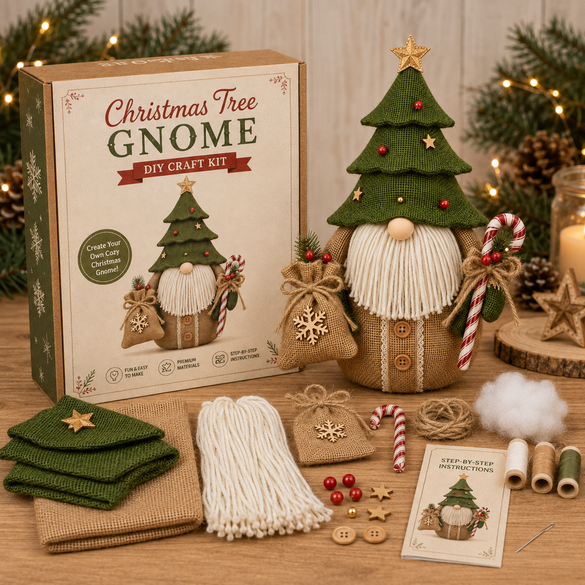 🎄Cozy Christmas Character DIY Craft Kit