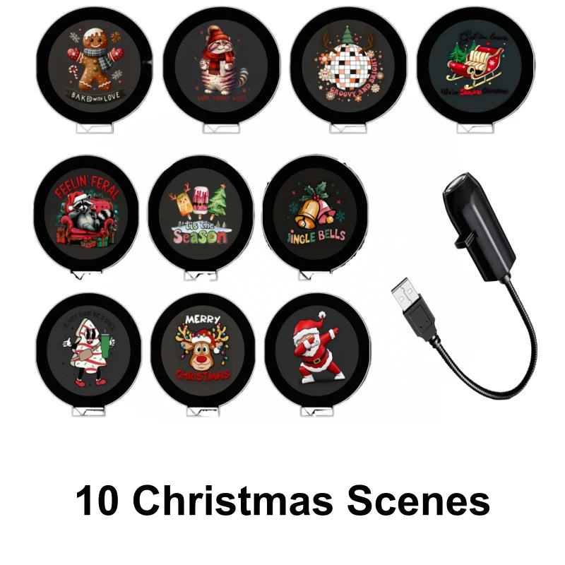 Christmas Light Projector - Instant Holiday Magic For Your Home & Yard