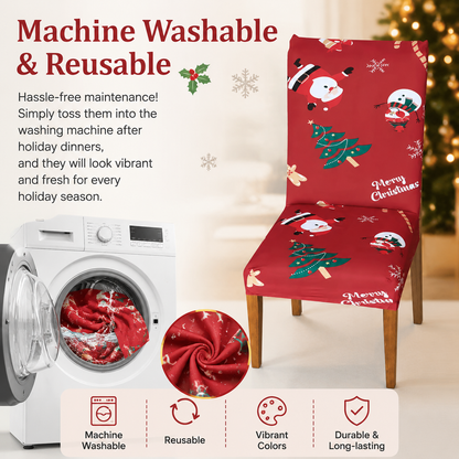 🎄Christmas Spandex Elastic Dining Chair Slipcover