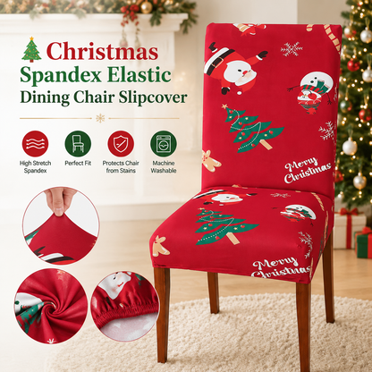 🎄Christmas Spandex Elastic Dining Chair Slipcover
