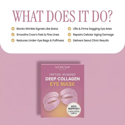 Peptide-Powered Deep Collagen Eye Mask