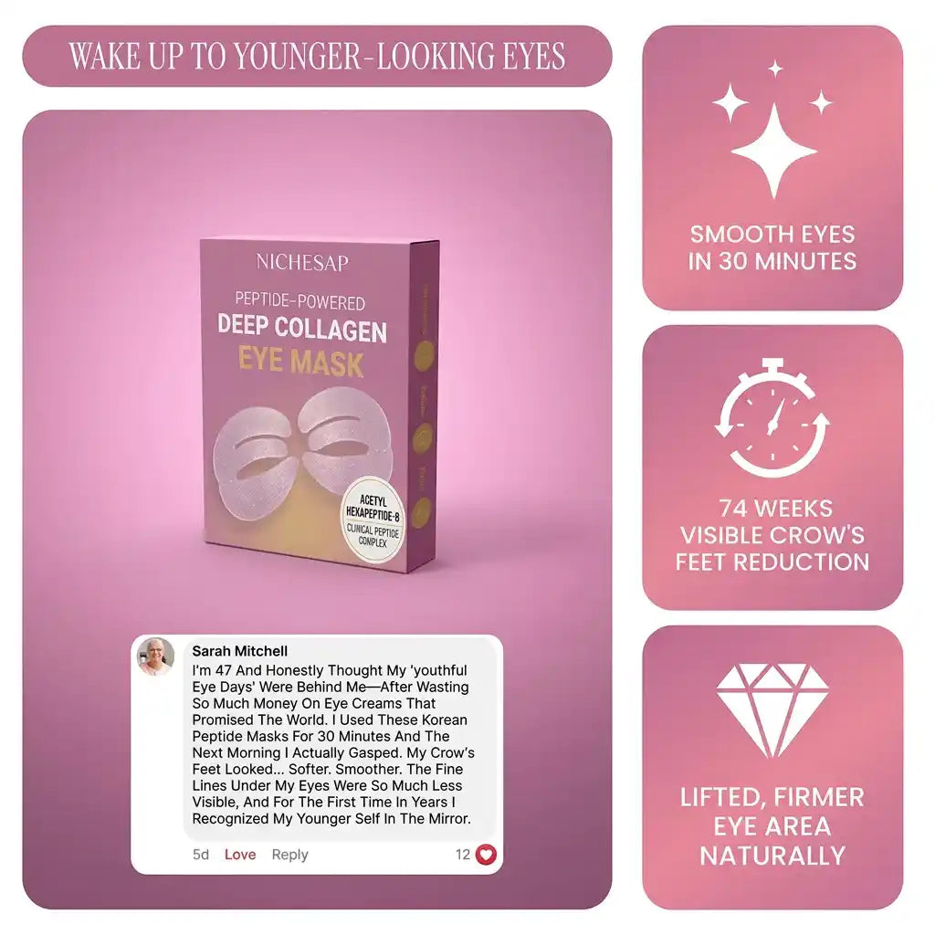 Peptide-Powered Deep Collagen Eye Mask