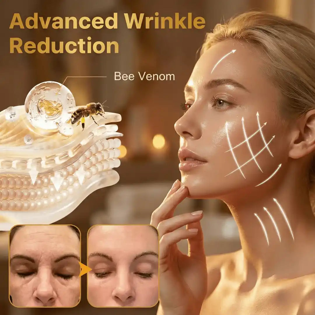 Bee Venom Lifting Cream - Erase Wrinkles & Fine Lines Instantly! Instant Face Lift & Collagen Booster for Youthful, Plumping Skin