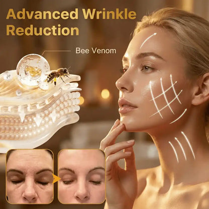 Bee Venom Lifting Cream - Erase Wrinkles & Fine Lines Instantly! Instant Face Lift & Collagen Booster for Youthful, Plumping Skin