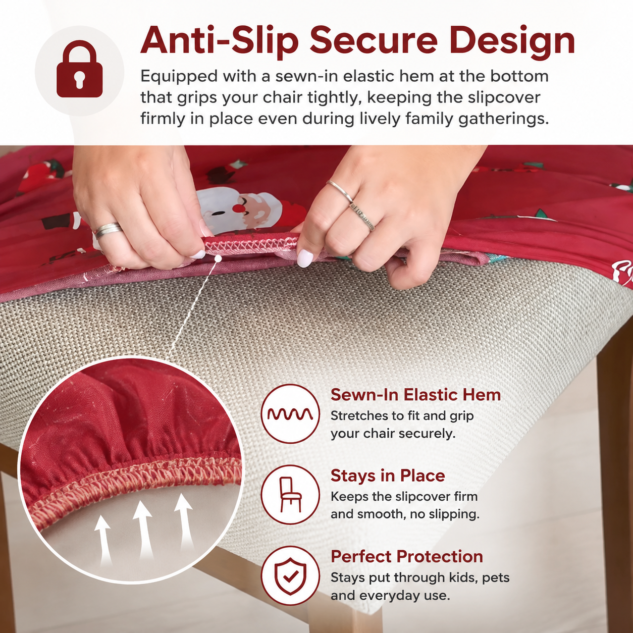 🎄Christmas Spandex Elastic Dining Chair Slipcover