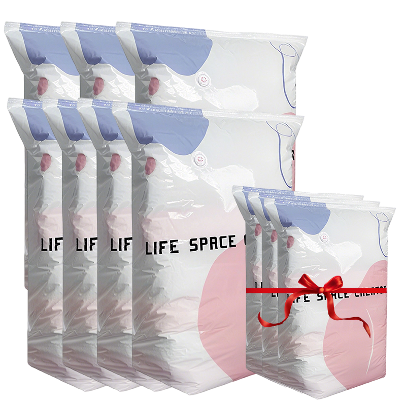 🧳💨 50% OFF! No‑Pump Vacuum Storage Bags – Press & seal, no pump needed. Saves 80% space, keeps clothes dry & dust‑free. Perfect for bulky bedding & off‑season gear. 🛏️🗄️
