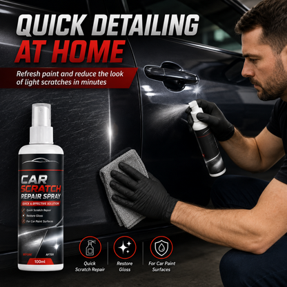 Universal Car Scratch Repair Spray - Erases light scratches, swirl marks & scuffs fast.