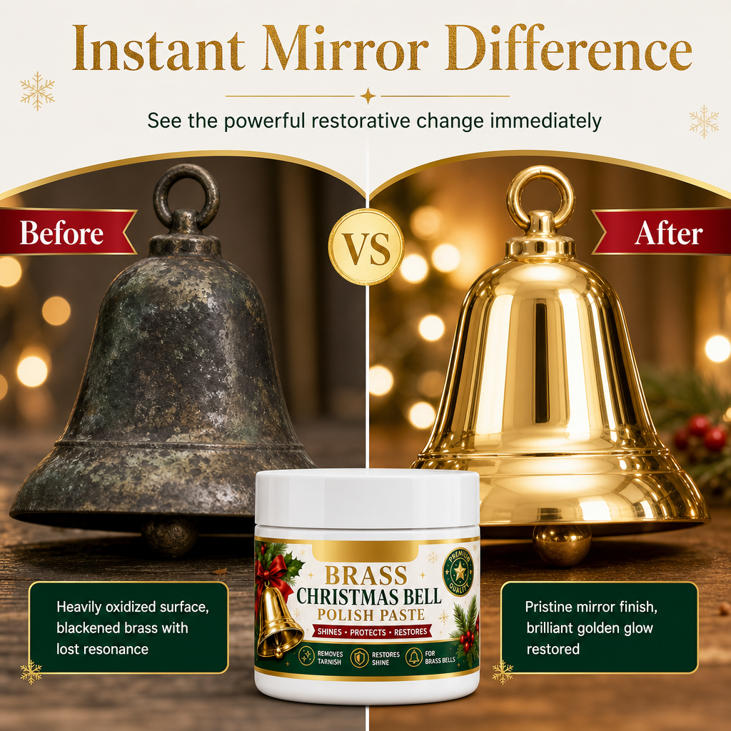 Brass Bell and Copper Polish Cream for Tarnish and Oxidation Removal